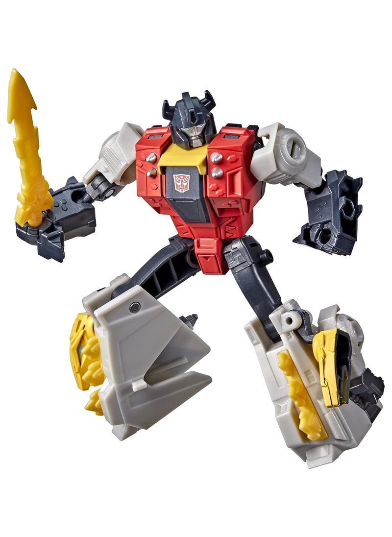 Transformers Bumblebee Cyberverse Adventures Dinobots Unite Warrior Class Dinobot Snarl Action Attackers Figure