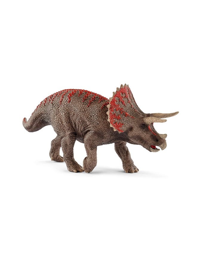 Dinosaurs Realistic Triceratops Dinosaur Figure - Authentic And Highly Detailed Prehistoric Jurassic Dino Toy, Highly Durable For Education And Fun For Boys And Girls, Ages 4+