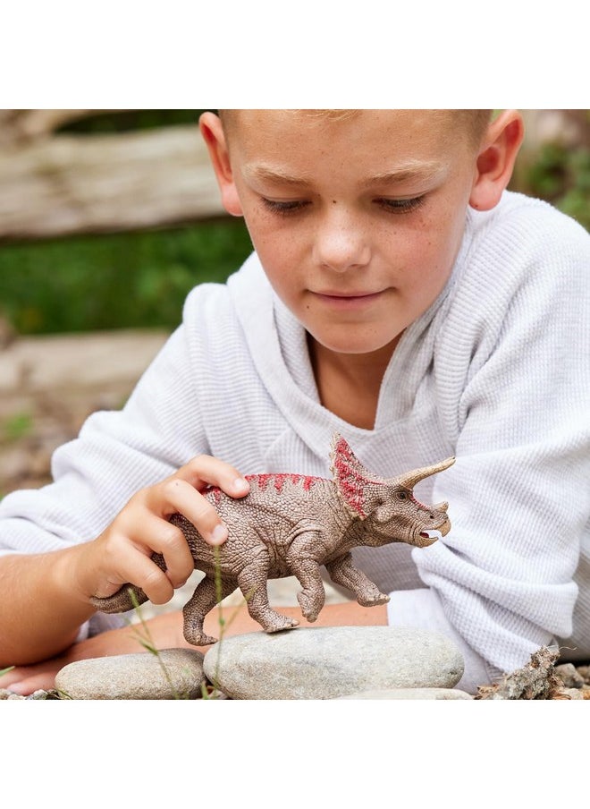 Dinosaurs Realistic Triceratops Dinosaur Figure - Authentic And Highly Detailed Prehistoric Jurassic Dino Toy, Highly Durable For Education And Fun For Boys And Girls, Ages 4+