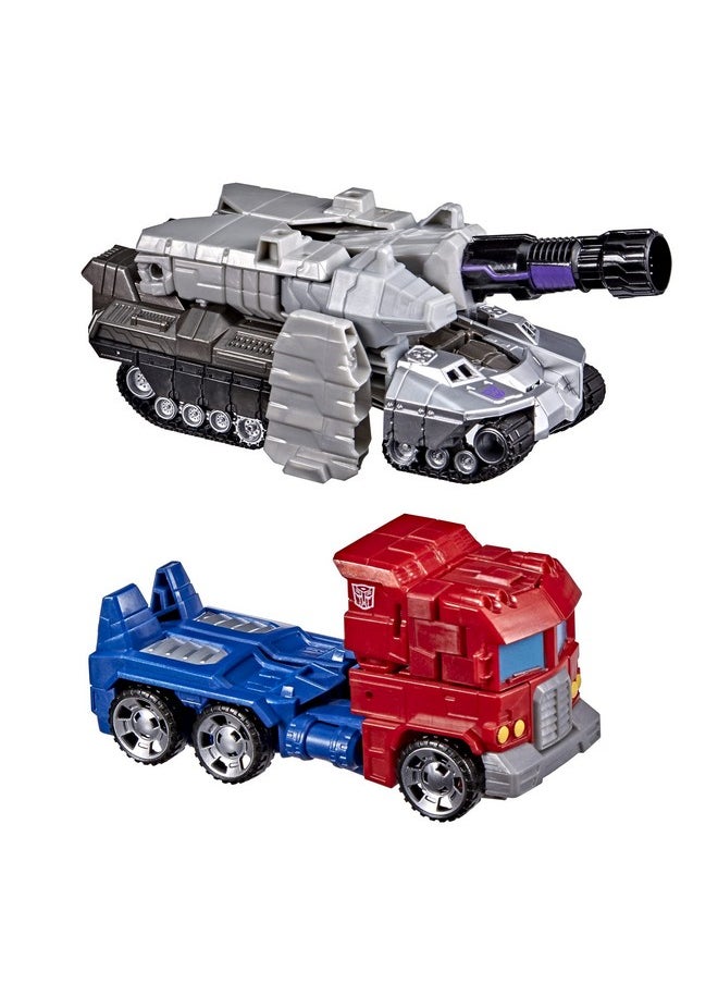 Toys Heroes And Villains Optimus Prime And Megatron 2-Pack Action Figures - For Kids Ages 6 And Up, 7-Inch (Amazon Exclusive)