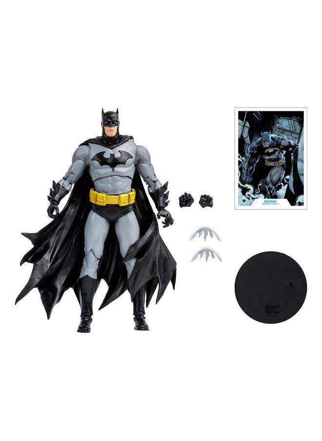 - Dc Multiverse Batman (Hush) 7In Action Figure (Black & Grey)