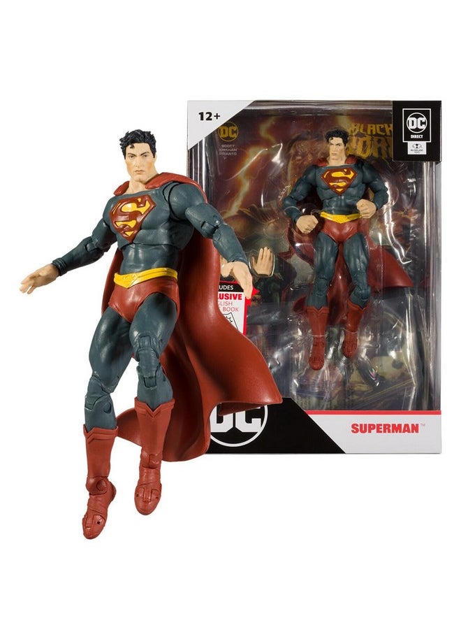 - Dc Direct 7In Figure With Comic - Black Adam Wv1 - Superman