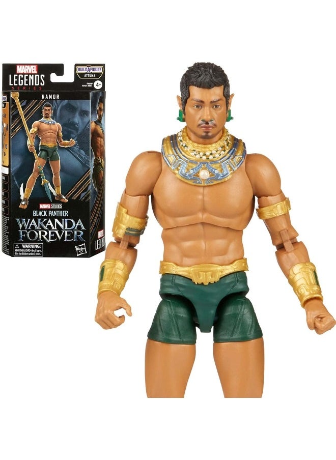 Marvel Legends Series Black Panther Wakanda Forever Namor 6-inch Action Figure Toy