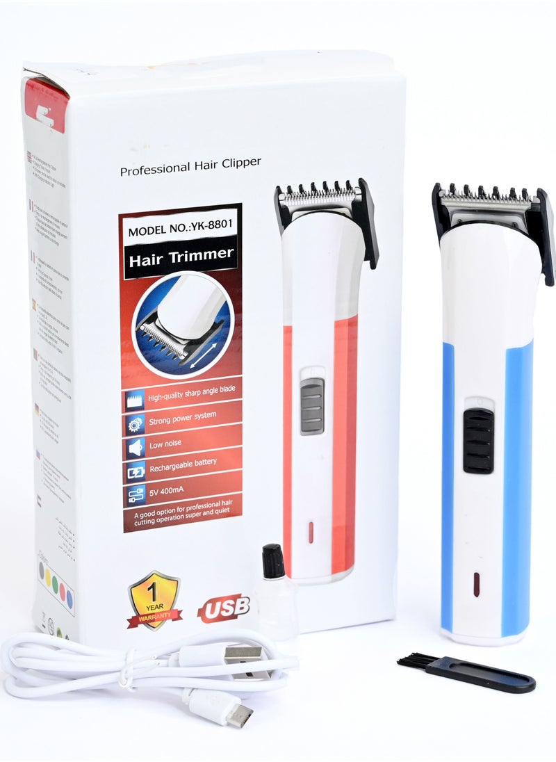 Professional Hair Clipper for Men/Hair Trimmer with Sharp Stainless Steel Blades/Hair Trimmer for Hair Cutting