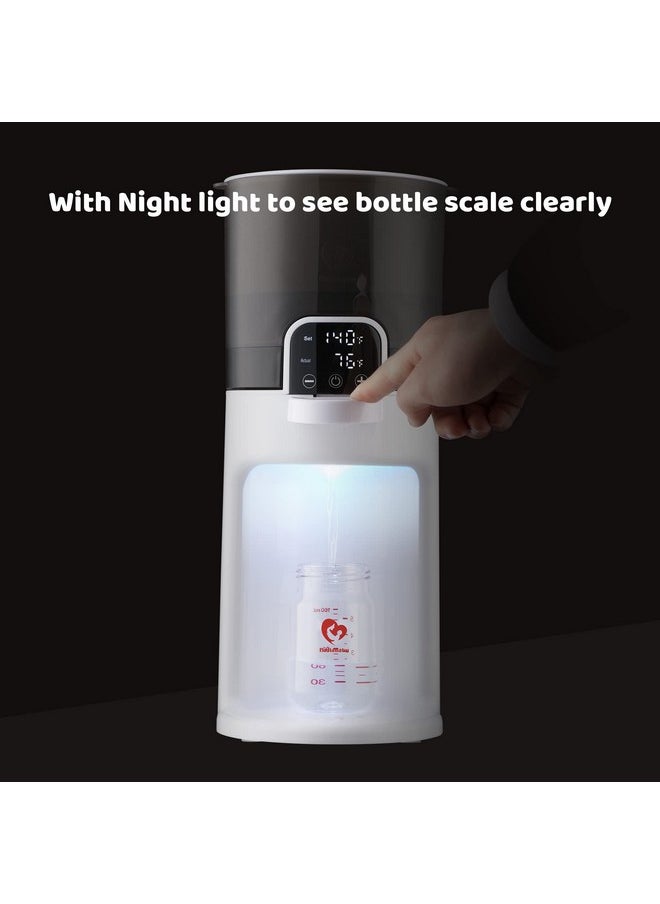 Instant Baby Bottle Warmer,Warm Water Dispenser For Making Formula Bottle Instantly,Detachable Container Easy Cleaning,24/7 Keep Warm, Adjustable Temperature(White 110V Only)