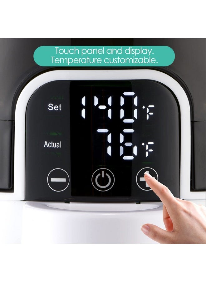 Instant Baby Bottle Warmer,Warm Water Dispenser For Making Formula Bottle Instantly,Detachable Container Easy Cleaning,24/7 Keep Warm, Adjustable Temperature(White 110V Only)