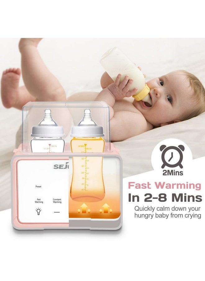 Bottle Warmer For Baby, 6 In 1,Breastmilk,Formula Milk Warmer,Baby Food Heating,Baby Water Warmer,Breast Feeding Essentials And Baby Bottle-Feeding Supplies