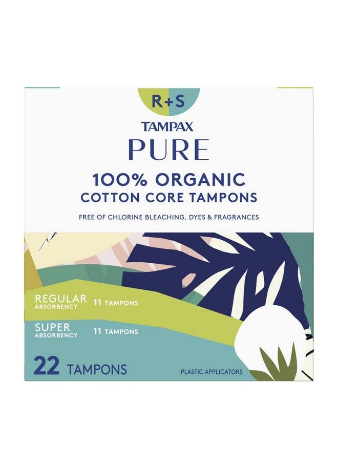 Pure Cotton 22-Pack (11 Regular/11 Super)