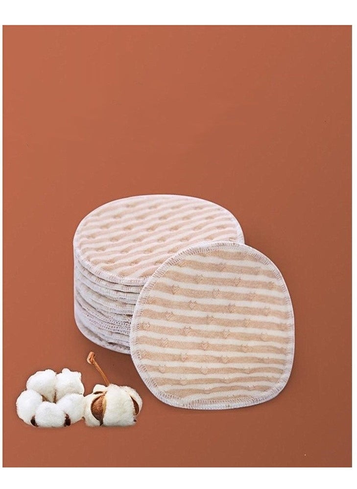 8PCS Round Breathable Bamboo Nursing Pads Washable Anti-Overflow Spill Prevention Pad Non irritating Leak-Proof Breastfeeding Pad Cushions for Women Maternity