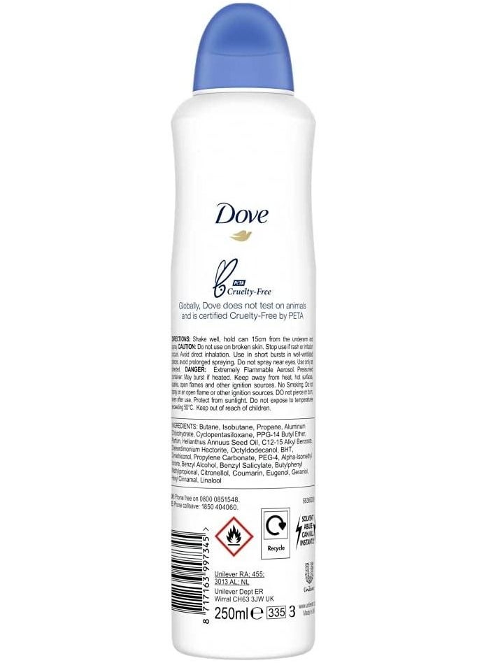 Dove Original Anti-Perspirant 250ml x 6