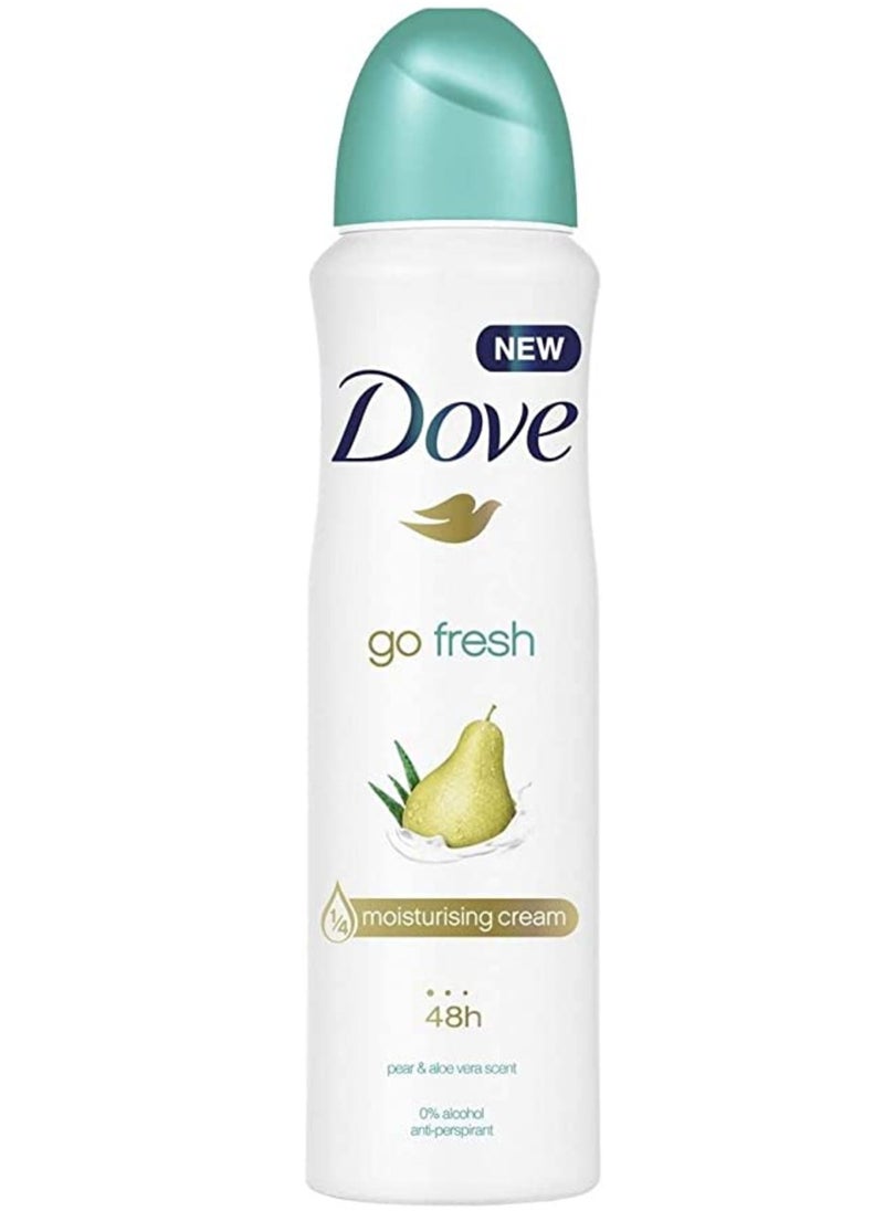 Dove go fresh Aloe vera and Pear antiperspirant 250mlx6