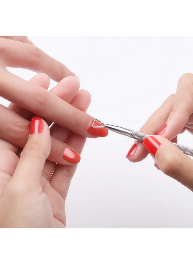 Cuticle Trimmer with Cuticle Pusher and Cutter-YINYIN Cuticle Remover Nippers Professional Stainless Steel Cutter Clippers,Pedicure Manicure Tools for Fingernails Toenails(Silver)