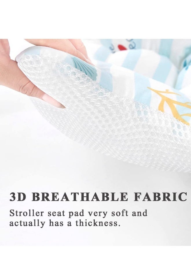 Baby Stroller Seat Liner Toddler Seat Stroller Cushion Pad Soft and Breathable 3D Air Mesh Cooling Pram Pushchair Seat Liners Universal for Infant