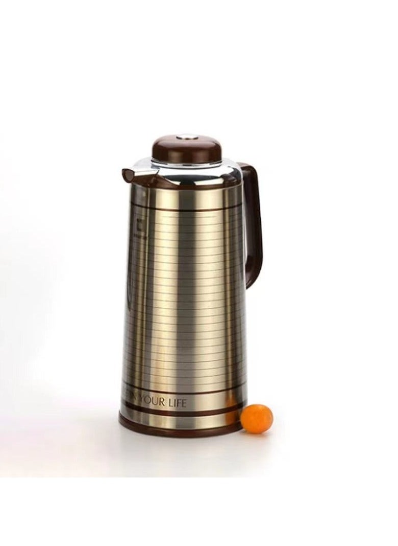 1L 1.3L 1.6L 1.9L Top Selling Arabic Glass Liner stainless steel thermal coffee carafe