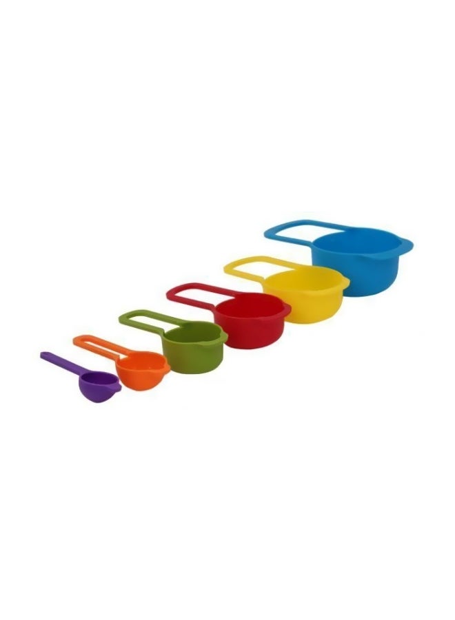 6-Piece Measuring Cups And Spoons Set Multicolour