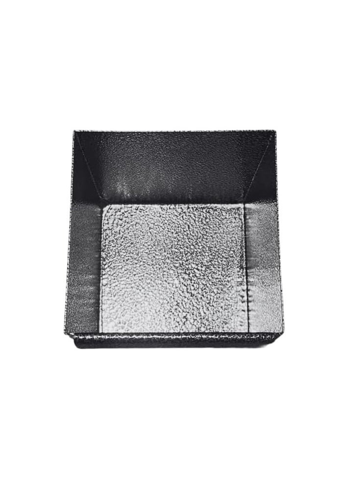 Rattleware Modular Basic Holder For Home, Cafe, Restaurant, Hotel, Office, or Commercial Establishment - Made Of Stainless Steel - Coffee Bar Accessories Organizer Black (4 x 4 x 5 Inches)