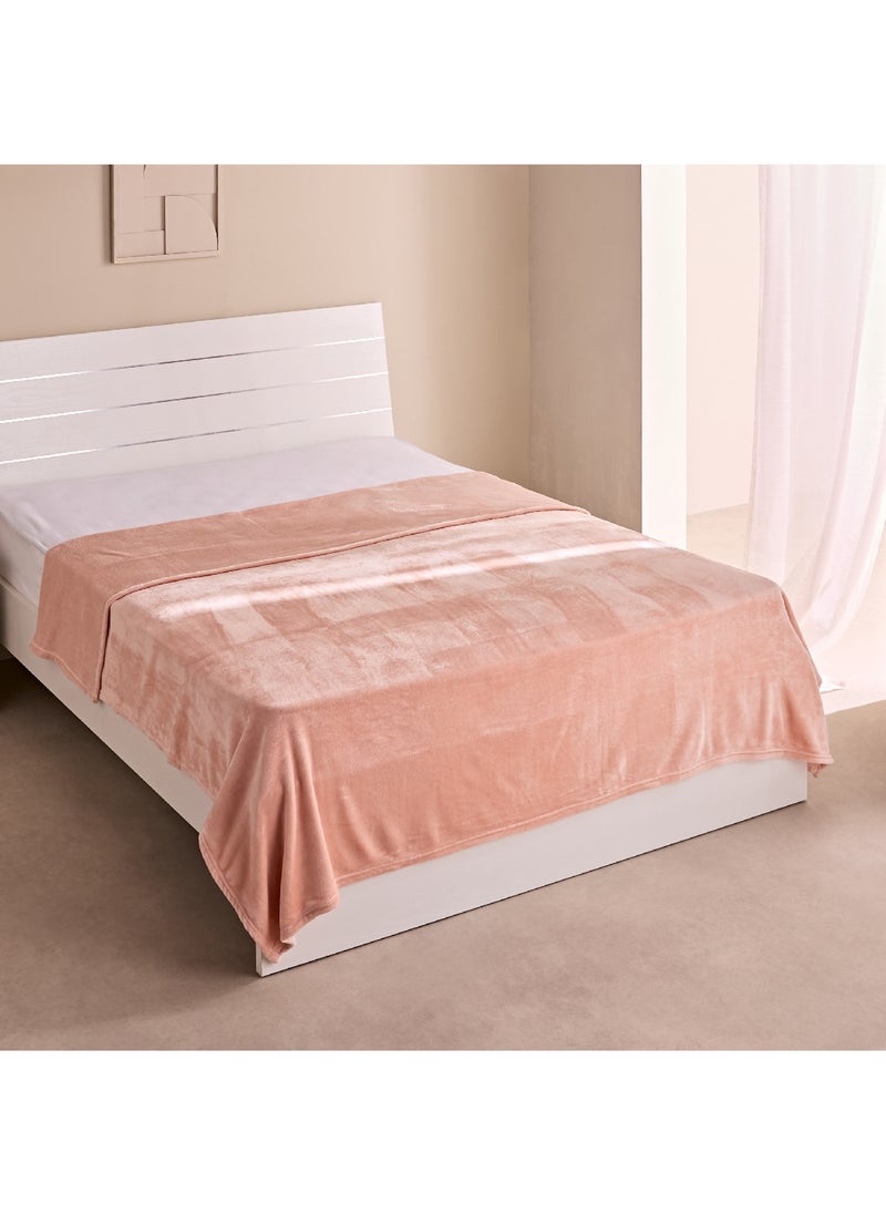 Nova Solid Flannel Queen Blanket 220 x 200 cm