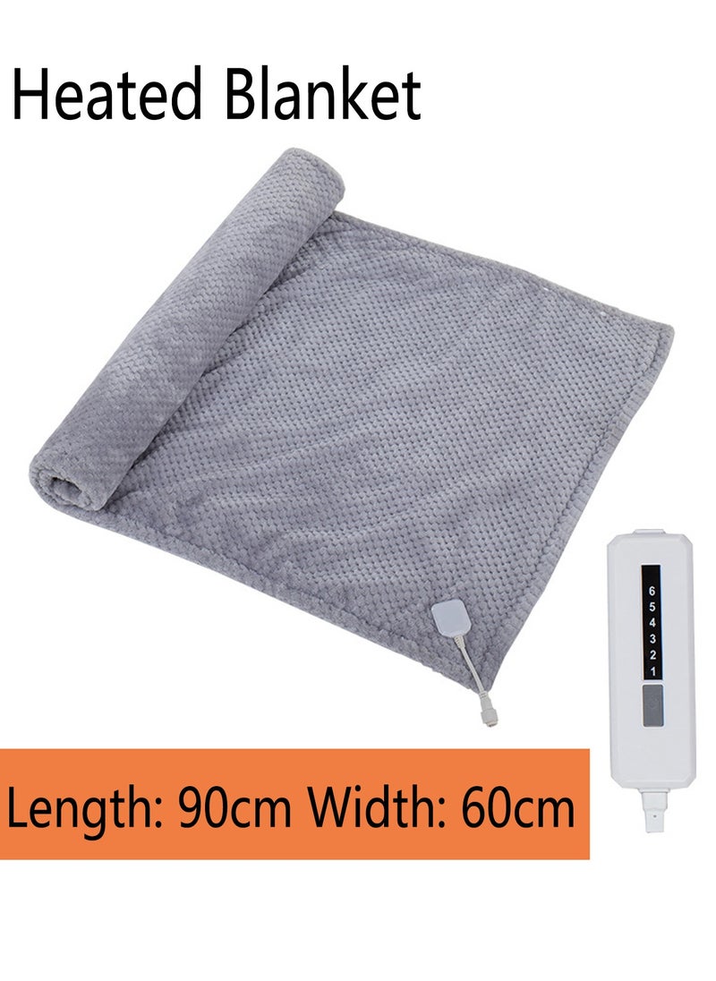 90cm*60cm Electric Physiotherapy Heating Blanket Heating Pad, Multifunctional Office Lunch Break Blanket, Washable