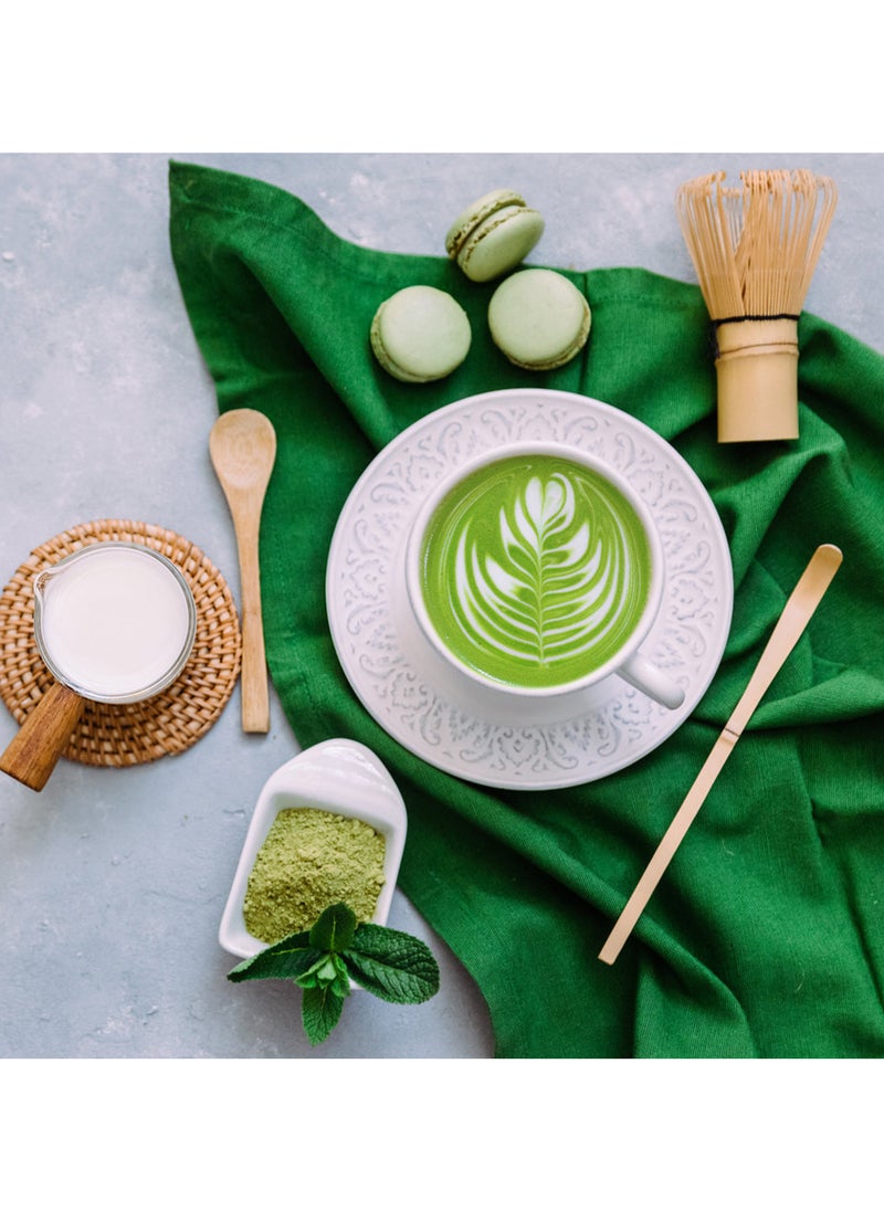 3-Piece Bamboo Matcha Whisk Set – Includes Traditional Whisk, Scoop, and Tea Spoon for Perfect Matcha Tea Preparation