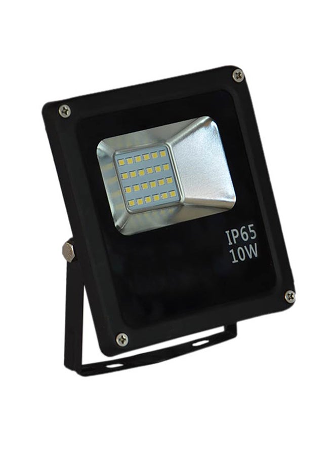 LED Flood Light 10W 3000K Black 13x12centimeter