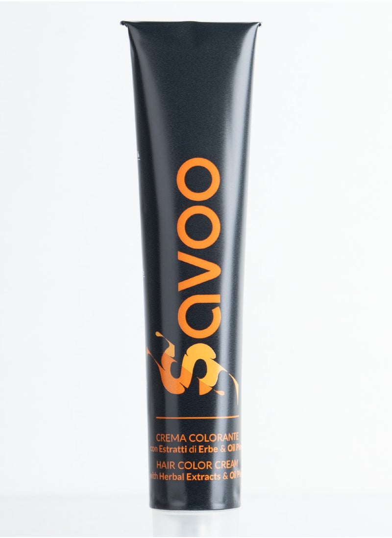 SAVOO Hair Color Cream 5 Light Brown - Herbal Extract & Oil Plex 100ml