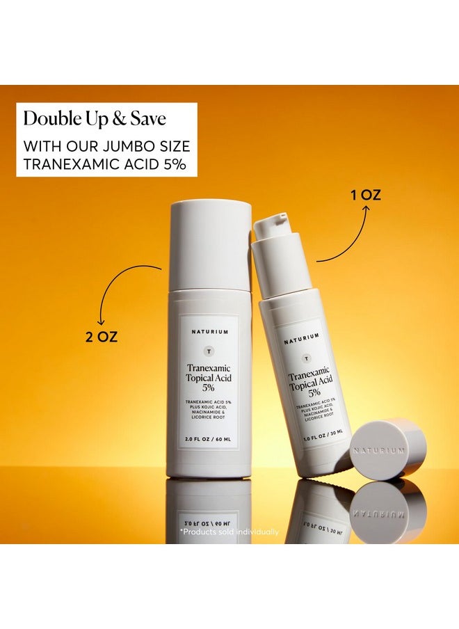 Tranexamic Topical Acid 5%, Face & Skin Care, With Kojic Acid, Niacinamide & Licorice Root, 1 Oz