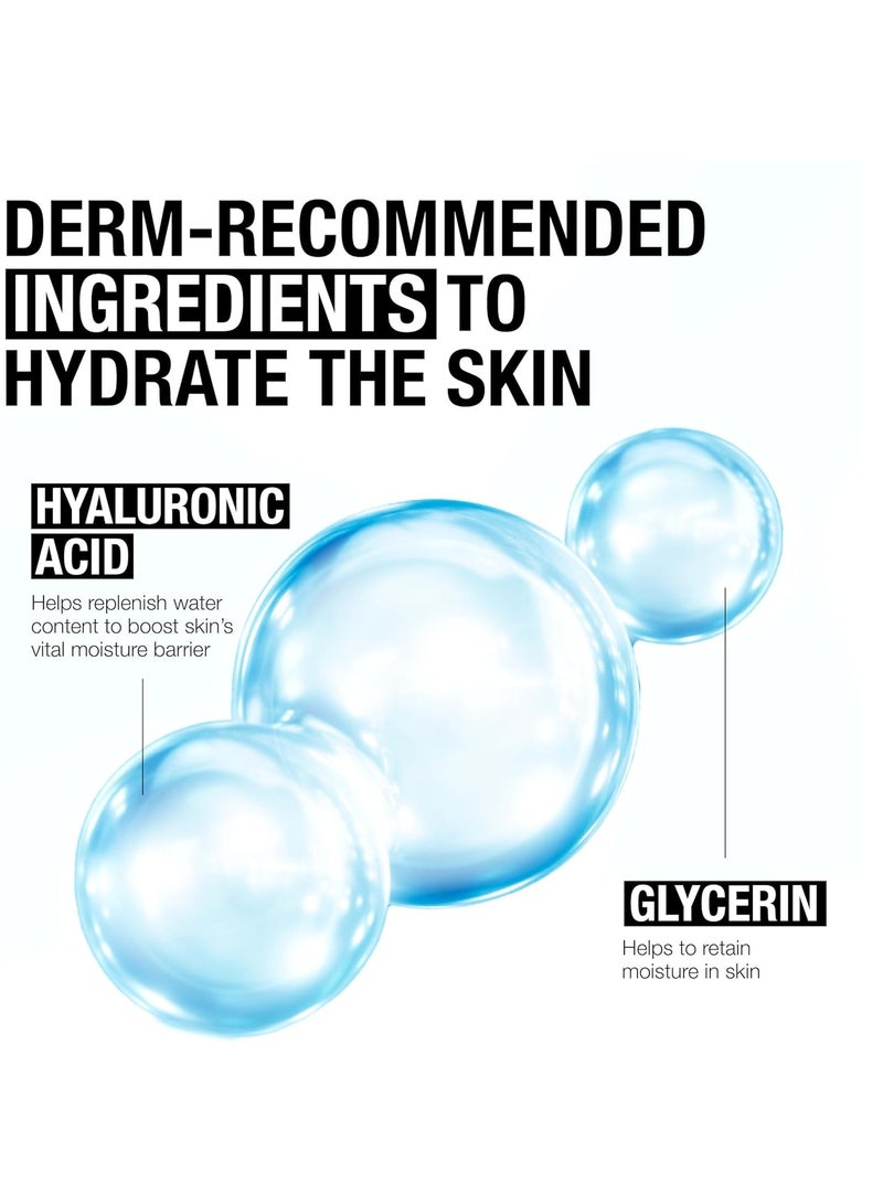 Hydro Boost Facial Cleansing Gel, Hydrating Gentle Face Cleanser and Makeup Remover with Hyaluronic Acid, Hypoallergenic Formula, 7.8 FL OZ 230 mlml