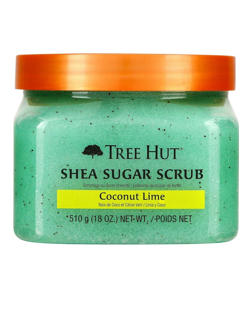 Tree Hut Shea Sugar Body Scrub Coconut Lime 18 oz