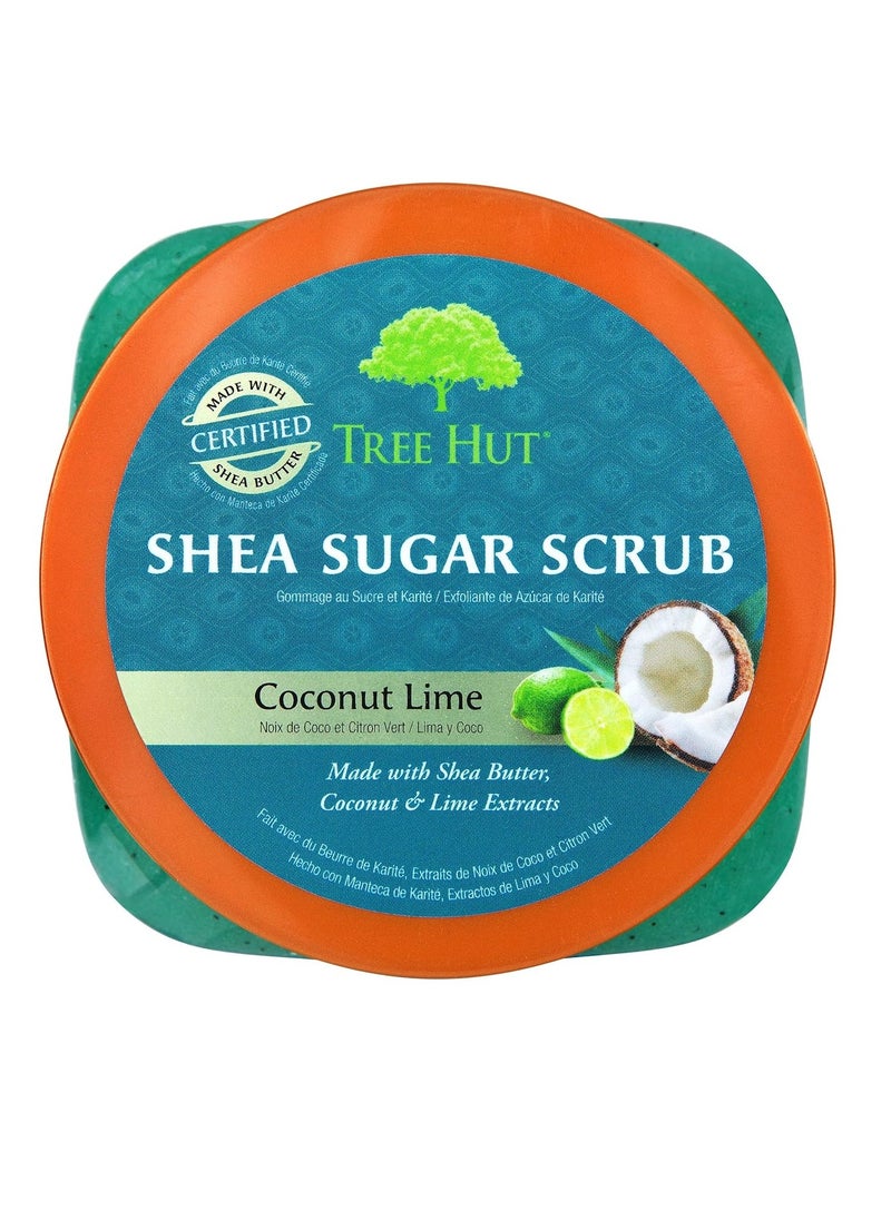 Tree Hut Shea Sugar Body Scrub Coconut Lime 18 oz