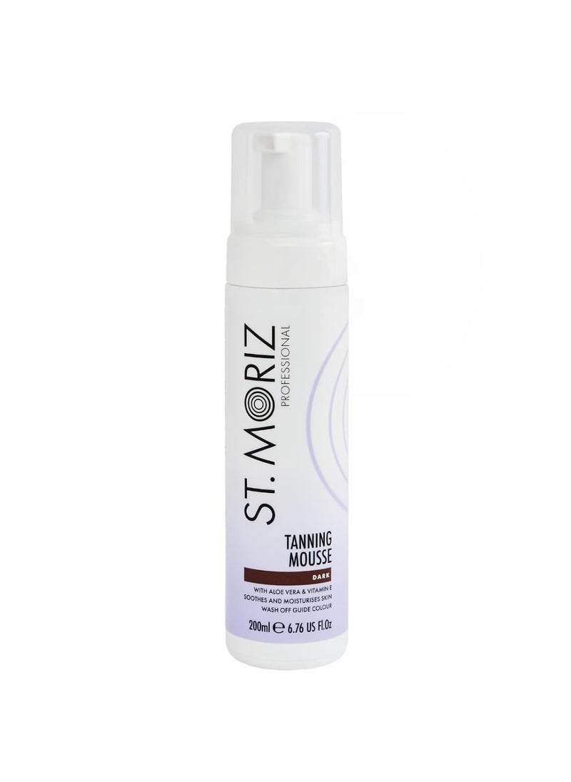 St. Moriz Professional Instant Self Tanning Mousse, 200ml, Dark