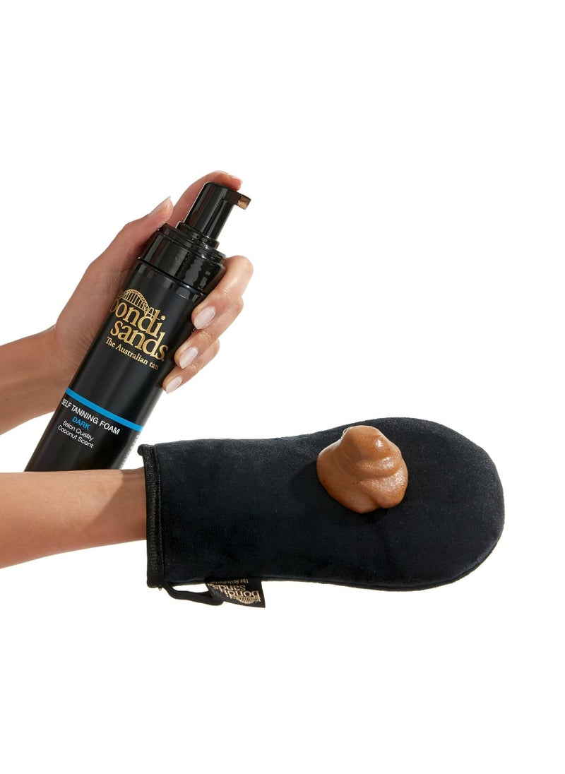 Bondi Sands Self Tanning Foam + Application Mitt | Includes Lightweight Sunless Foam + Reusable Mitt for a Flawless Finish