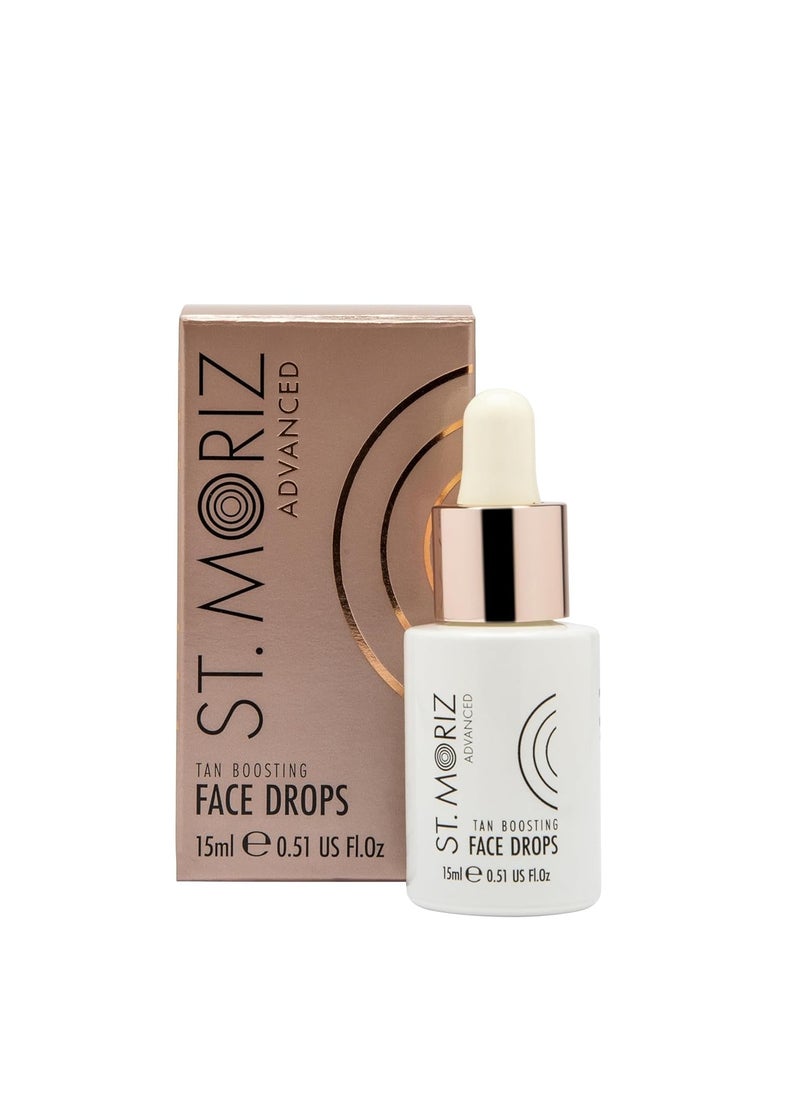 St Moriz Advanced Self Tanning Drops for Face - Tan Boosting Face Drops - Self Tanner Bronzing Drops for Face - Face Tanning Drops to Add to Moisturizer (0.51 fl oz)