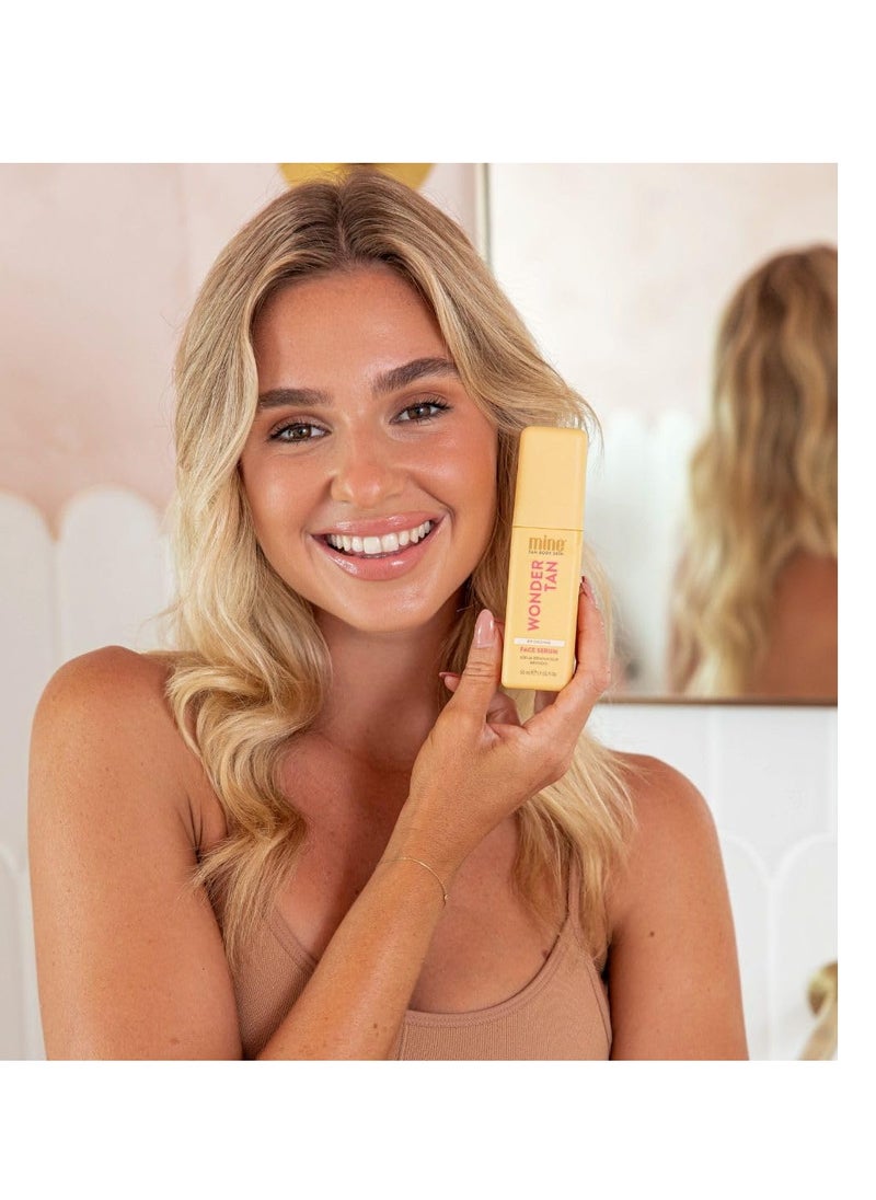 MineTan | Facial Self Tan | Glowy Dark Tan Results; Vegan Friendly, Cruelty Free