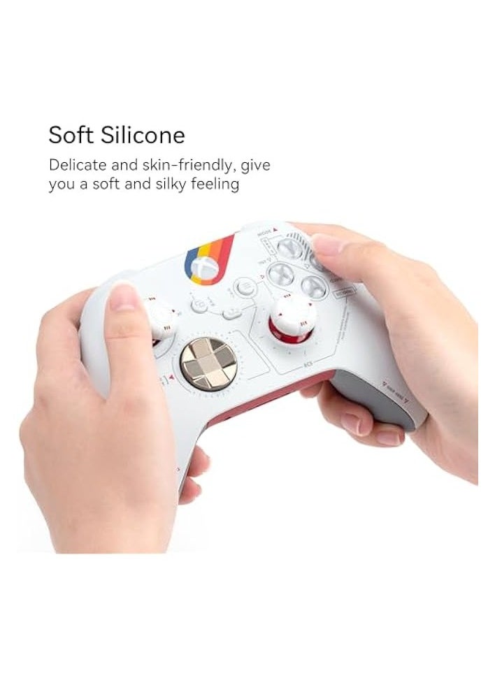 Thumb Grip Caps Controller,Anti-Slip Joystick Cover Set Silicone Thumbstick Caps 4PCS - Starry Sky