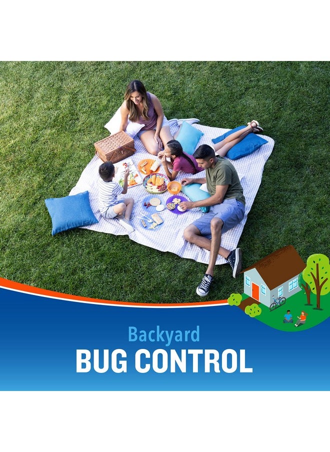 Backyard Bug Control Spray Concentrate (2 Pack), Kills Mosquitoes, Fleas & Listed Ants, 32 Fl Ounce