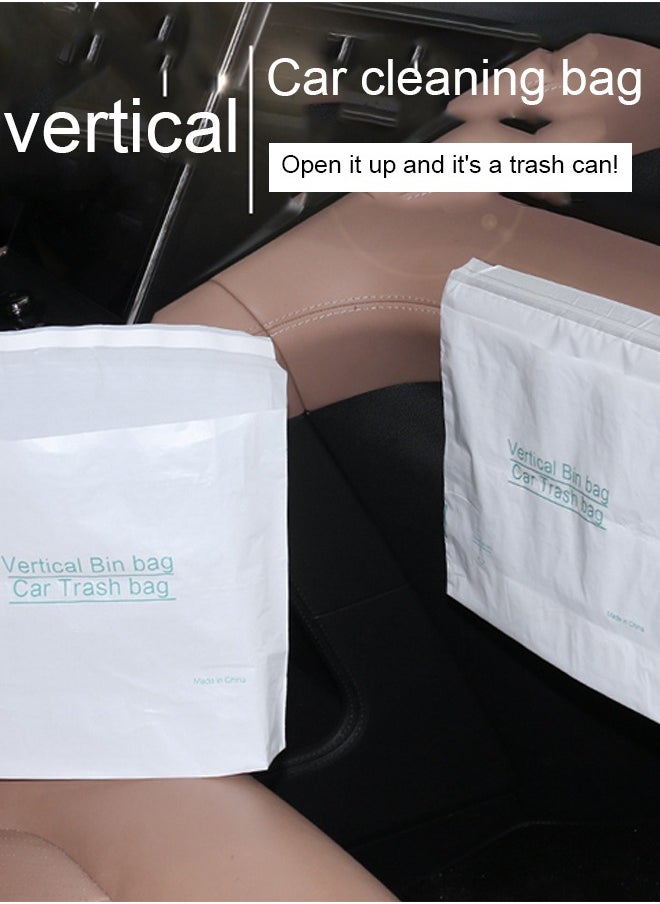 60 pieces of car garbage bags, adhesive mini car standing bags, small desktop garbage bags, disposable vomit bags for cars