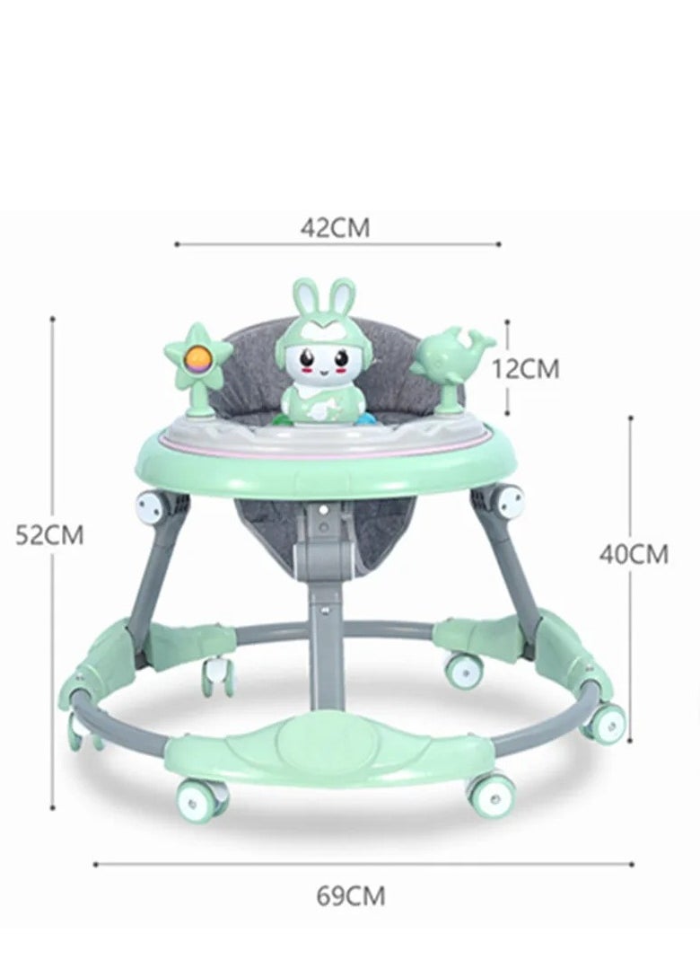 Infant Baby Foldable Walker With Attractive Toy, Easy To Carry with Music