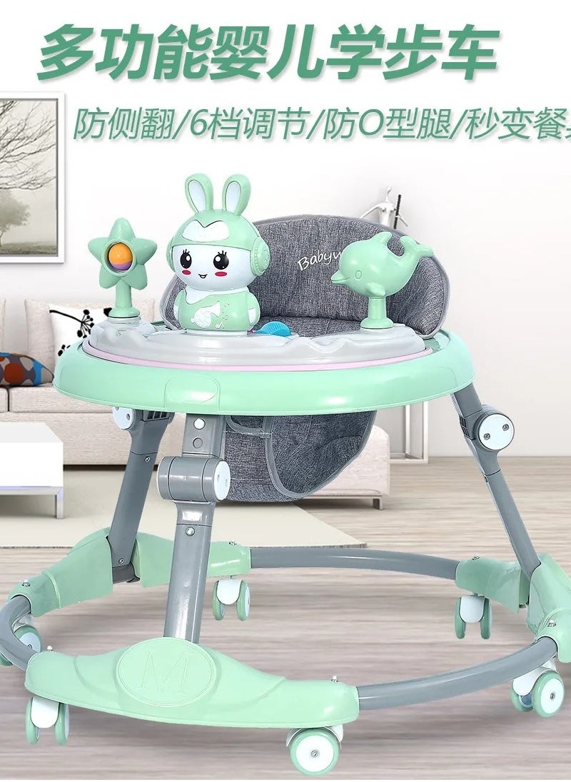 Baby walker for Babies Anti-o-leg Multi-function Anti-rollover Baby Walker wheels and Seat Music Push Walker Stroller