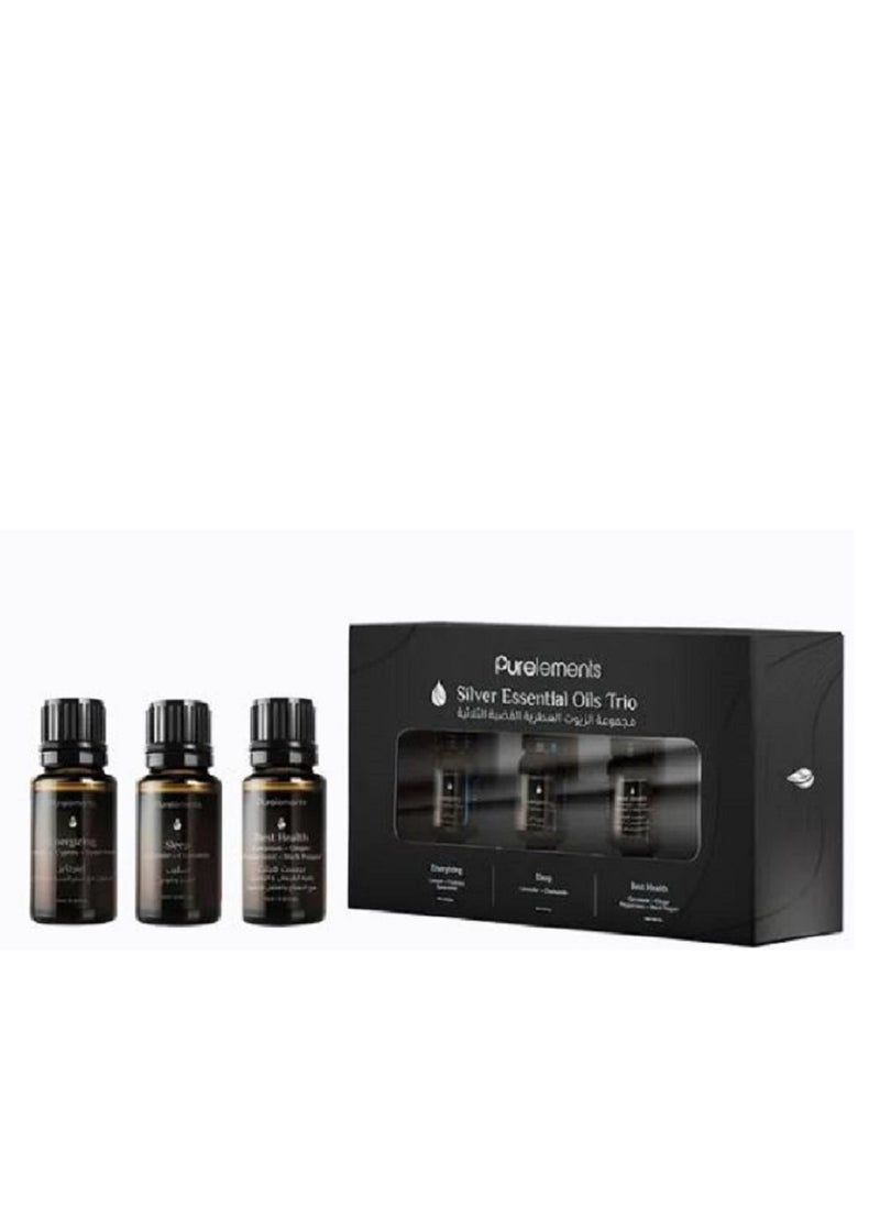 Purelements - Pure 'Activate' Essential Oils Silver Set