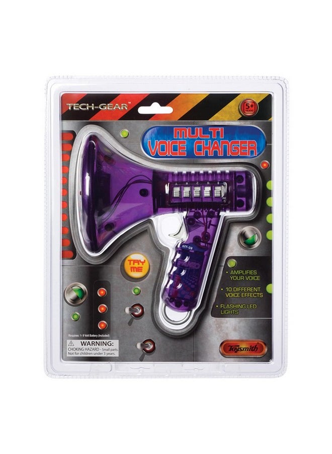 Tech Gear Multi Voice Changer, Amplifies Voice With 8 Different Voice Effects, For Boys & Girls Ages 5+, Colors Vary
