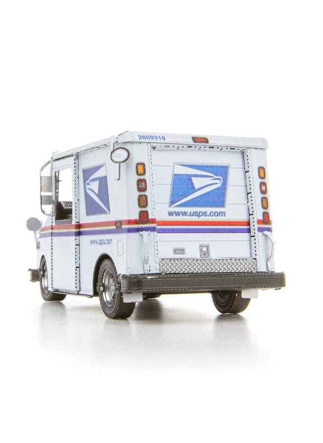 Fascinations Usps Llv Mail Truck 3D Metal Model Kit