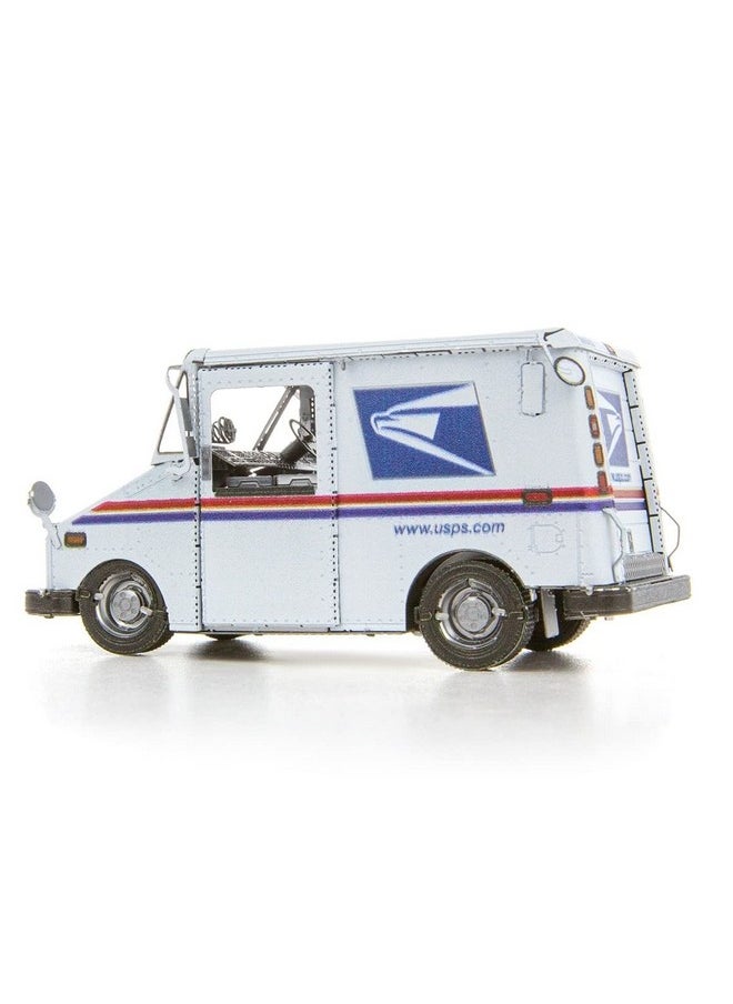 Fascinations Usps Llv Mail Truck 3D Metal Model Kit