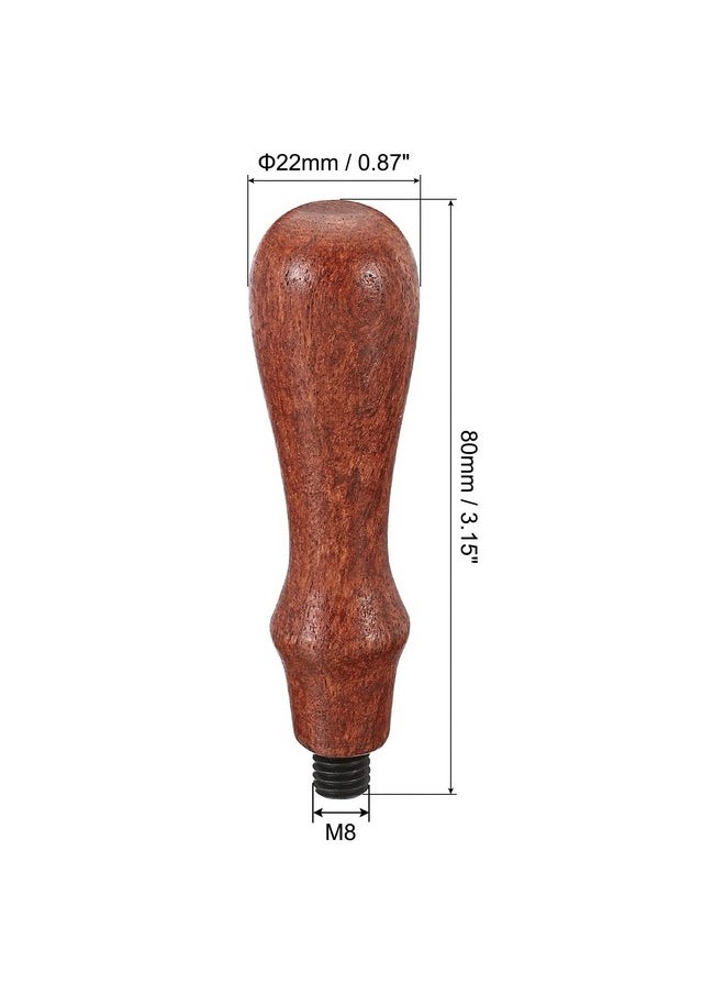 Wax Seal Stamp Handle Only, Wooden Handle Replacement Sealing Stamp Handles For Wedding Invitation Card Letter Envelope Style 3, Brown