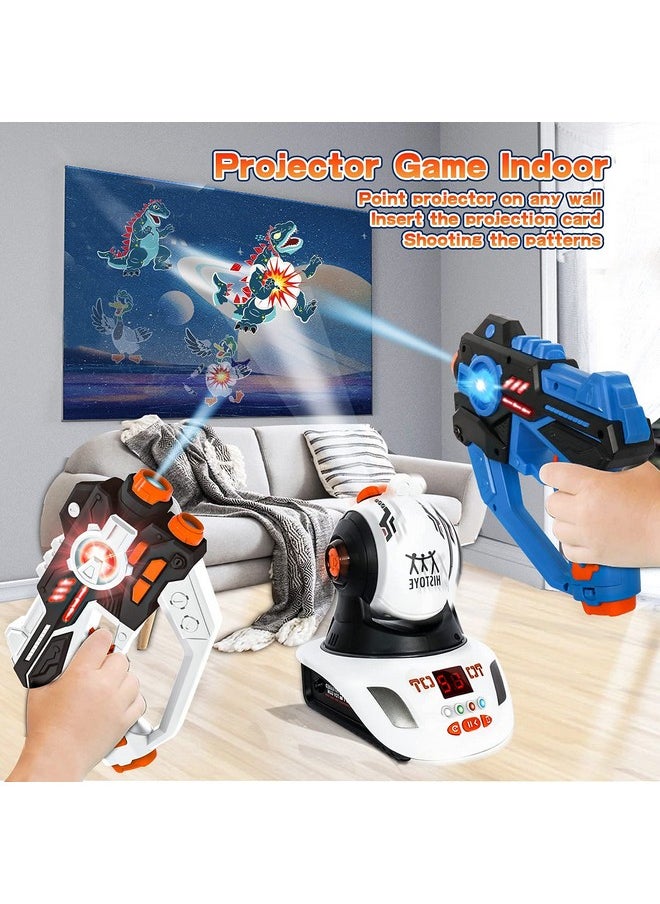 Laser Tag For Boys Age 8-12,Lazer Tag Game Set With Projector For Kids,Laser Tag Guns Set Of 2 Players,Gift For 6 7 8 9 10 11 12+ Year Old Boys Girls Indoor Outdoor Shooting Games Toys
