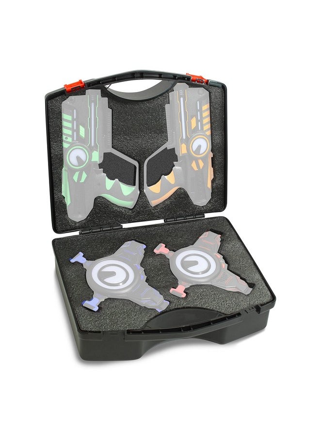 Laser Tag Carrying Case With Handle Laser Tag 4 Pack (Non-Rechargeable Only) | Perfectly Fits 4 Laser Battle Blasters & 4 Vests (Case Only)
