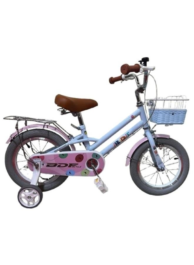 BDF Bicycle - Blue/Pink, 14Inch