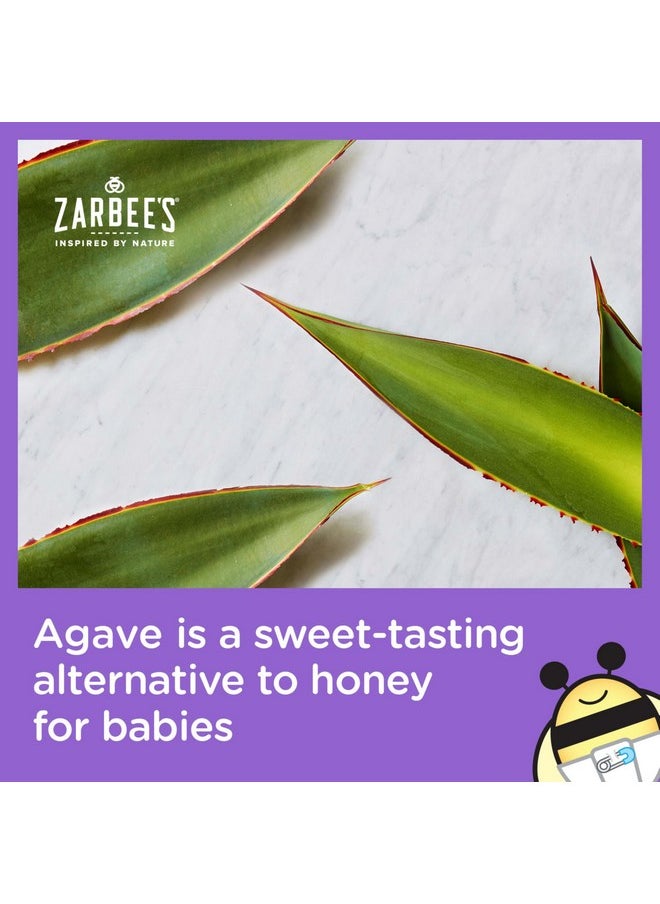 Baby Cough Syrup + Immune With Organic Agave + Zinc; Natural Grape Flavor; For Babies 6+ Months, 2 Fl Oz(Pack Of 1)