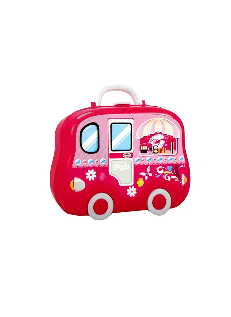 Beauty Makeup Set Toy with Briefcase and Accessories Pretend Play Fun Toys for Girls