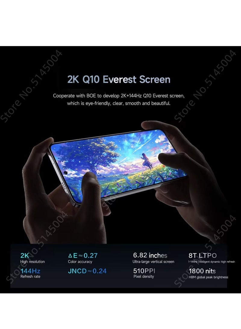 13 Mobile 16GB - 1TB Gray 5G NFC Snapdragon 8 Elite Octa Core 6.82” Display 50MP OIS Triple Camera Smartphone 120W Fast Charger 6150mAh Battery with Google play Chinese version