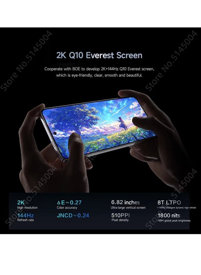 13 Mobile 12GB - 512GB White 5G NFC Snapdragon 8 Elite Octa Core 6.82” Display 50MP OIS Triple Camera Smartphone 120W Fast Charger 6150mAh Battery with Google play Chinese version